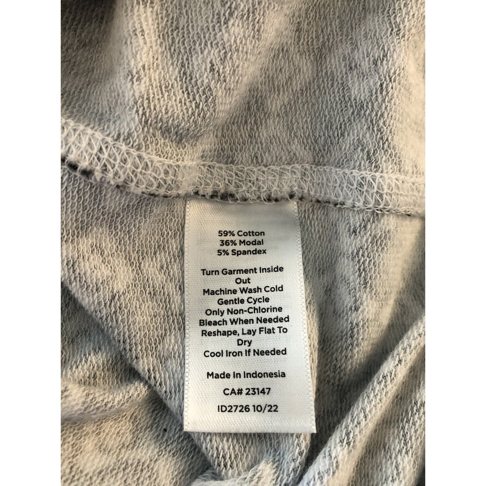 Talbots Shirt Large Black‎ 1/4 Zip Geometric Performance Stretch Athleisure - Picture 7 of 8